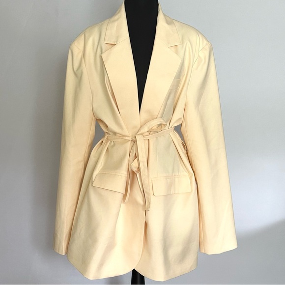 Lioness Cream Belted Blazer - Picture 1 of 6